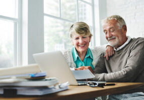 stockImage- Old Couple Smiling