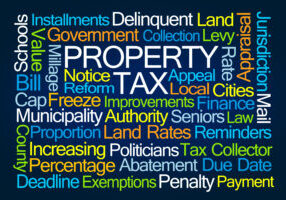 property tax word cloud